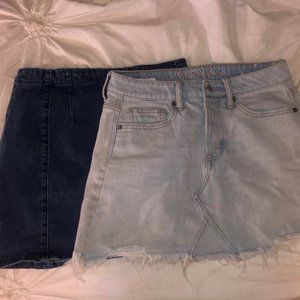 American Eagle Skirt and Forever 21 Skirt